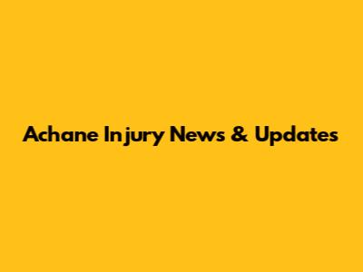 Achane Injury News & Updates