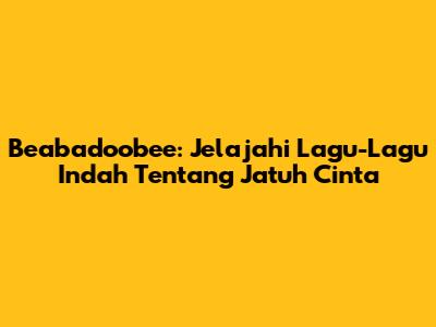 Beabadoobee: Jelajahi Lagu-Lagu Indah Tentang Jatuh Cinta