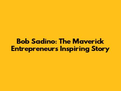 Bob Sadino: The Maverick Entrepreneur's Inspiring Story