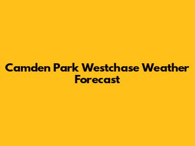 Camden Park Westchase Weather Forecast