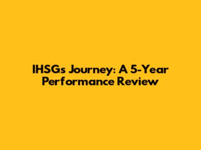 IHSG's Journey: A 5-Year Performance Review