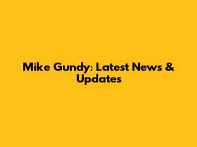 Mike Gundy: Latest News & Updates