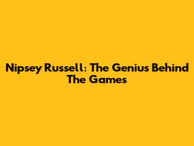 Nipsey Russell: The Genius Behind The Games