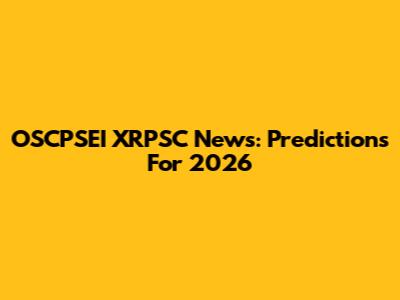 OSCPSEI XRPSC News: Predictions For 2026