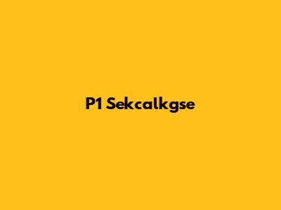 P1 Sekcalkgse