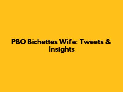 PBO Bichette's Wife: Tweets & Insights