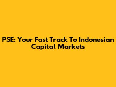 PSE: Your Fast Track To Indonesian Capital Markets