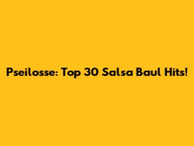 Pseilosse: Top 30 Salsa Baul Hits!