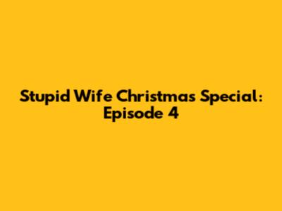 Stupid Wife Christmas Special: Episode 4