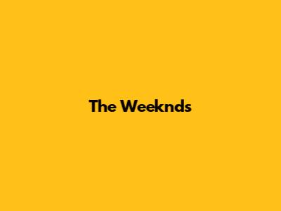 The Weeknd's 