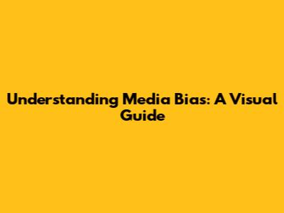 Understanding Media Bias: A Visual Guide