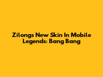 Zilong's New Skin In Mobile Legends: Bang Bang
